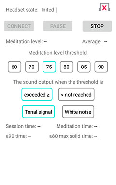 "EEG Meditation" Android app screenshot 3