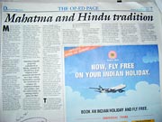 Mahatma and Hindu tradition